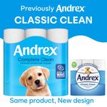 Andrex Complete Clean Toilet Tissue Standard 4x6 Rolls White (Pack of 24) 4480125