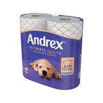 Andrex Ultimate Quilts Toilet Roll 3-Ply 115 Sheets Per Roll 6x4 (Pack of 24) 4473304