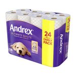 Andrex Ultimate Quilts Toilet Roll 3-Ply 115 Sheets Per Roll (Pack of 24) 4475901