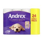 Andrex Ultimate Quilts Toilet Roll 3-Ply 115 Sheets Per Roll (Pack of 24) 4475901
