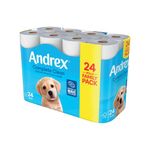 Andrex Complete Clean Toilet Roll 2-Ply 190 Sheets Per Roll (Pack of 24) 4970614