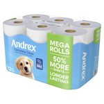 Andrex Complete Clean Mega Toilet Roll 2-Ply 290 Sheets Per Roll (Pack of 12) 4982014