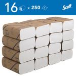 Scott Multifold Hand Towels 250 Sheet White (16 Pack) 3749