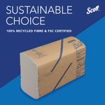 Scott Multi-Fold Paper Hand Towels 1-Ply x250 Sh White Pack of 16 3749