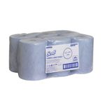 Scott Slimroll Hand Towel Roll Blue 165m (Pack of 6) 6658