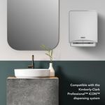 Scott Essential 1-Ply Hand Towels Roll E-Roll Large White (Pack of 6) 6638