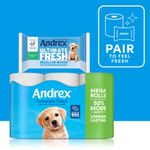 Andrex Complete Clean Toilet Roll 2-Ply 190 Sheets Per Roll (Pack of 9) 04970108