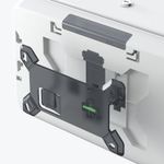 Kimberly Clark ICON Standard 2-Roll Toilet Paper Dispenser Horizontal White and Faceplate White Mosa