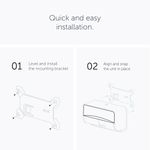 Kimberly Clark ICON 2 Roll Toilet Paper Dispenser White Mosaic 53945