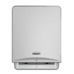 Kimberly Clark ICON Automatic Rolled Hand Towel Dispenser Grey and Faceplate Silver Mosaic 53691