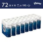 Kleenex 3-Ply Toilet Rolls Toilet Tissue Sheets White (Pack of 72) 8459