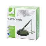 Q-Connect Reception Pen with Chain and Base KF00233