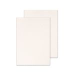 Q-Connect A4 White Leathergrain Comb Binder Cover (Pack of 100) KF00502