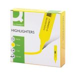 Q-Connect Yellow Highlighter Pen (Pack of 10) KF01111