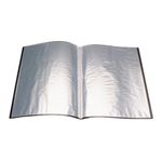 Q-Connect Polypropylene Display Book 10 Pocket Black KF01248