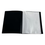 Q-Connect Presentation Display Book 20 Pocket A4 Black KF01265