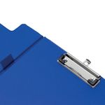Q-Connect PVC Foldover Clipboard A4 Blue KF01301