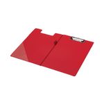 Q-Connect PVC Foldover Clipboard A4 Red KF01302