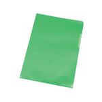 Q-Connect Cut Flush Folder A4 Green (Pack of 100) KF01488
