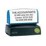 Q-Connect Voucher for Custom Pre-Inked Stamp 57x20mm KF02106