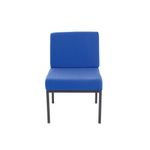 Jemini Reception Chair 520x670x800mm Blue KF04011