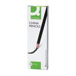 Q-Connect Black China Pencil (Pack of 12) KF04823