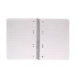 Q-Connect Spiral Bound Polypropylene Notebook 160 Pages A5 Red (5 Pack) KF10035