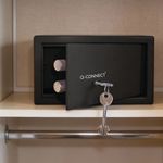 Q-Connect Key Operated Safe 6 Litre Black KF10474