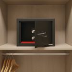 Q-Connect Key Operated Safe 10 Litre Black KF10475