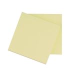 Q-Connect Quick Note Repositionable Pad 76x76mm Yellow (Pack of 12) KF10502