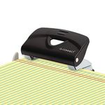 Q-Connect Lightweight Metal Desk Hole Punch Black KF14214