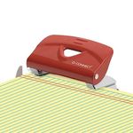 Q-Connect Lightweight Metal Desk Hole Punch Red KF14216