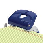 Q-Connect Medium Duty Metal Desk Hole Punch Blue KF14218