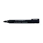 Q-Connect Flipchart Marker Pen Bullet Tip Black (Pack of 10) KF15392