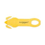 Q-Connect 3-in-1 Safety Cutter Concealed Steel Blade Yellow KF17051