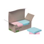 Q-Connect Recycled Notes 76x76mm Pastel Rainbow (Pack of 12) KF17324