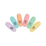 Q-Connect Fun Mini Highlighter Pens Pastel Assorted (Pack of 6) KF17419