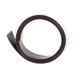 Q-Connect Magnetic Racking Strip White PVC 20mmx1.5mmx5m KF18990