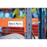 Q-Connect Magnetic Racking Strip White PVC 30mmx1.5mmx5m KF18991