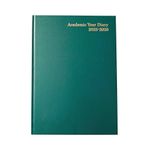 Academic Diary Day Per Page A5 Green 2025-26 KF1A5AGN25