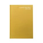 Academic Diary Day Per Page A5 Yellow 2025-26 KF1A5AYL25