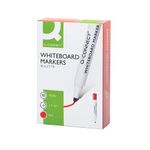 Q-Connect Drywipe Marker Pen Red (10 Pack) KF26037
