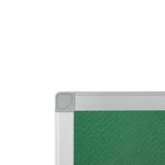 Q-Connect Aluminium Frame Felt Noticeboard with Fixing Kit 1800x1200mm Green 54034205