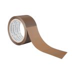 Q-Connect Packaging Tape 50mmx66m Polypropylene Brown (Pack of 6) KF27010