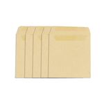 Q-Connect Envelope Wage 108x108mm Plain Self Seal 90gsm Manilla (Pack of 1000) KF3420