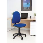Jemini High Back Operator Chair 600x600x1000-1130mm Blue KF50174