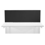 Astin Desk Mounted Screen 1190x27x390mm Black KF70001