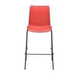 Jemini Flexi High Stool 570x575x1160mm Red KF70039