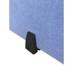 Serrion Desk Edge Clamp Screen Holder for Single PET Desk Mounted Screen Black KF70128