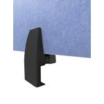 Serrion Desk Edge Clamp Screen Holder for Single PET Desk Mounted Screen Black KF70128